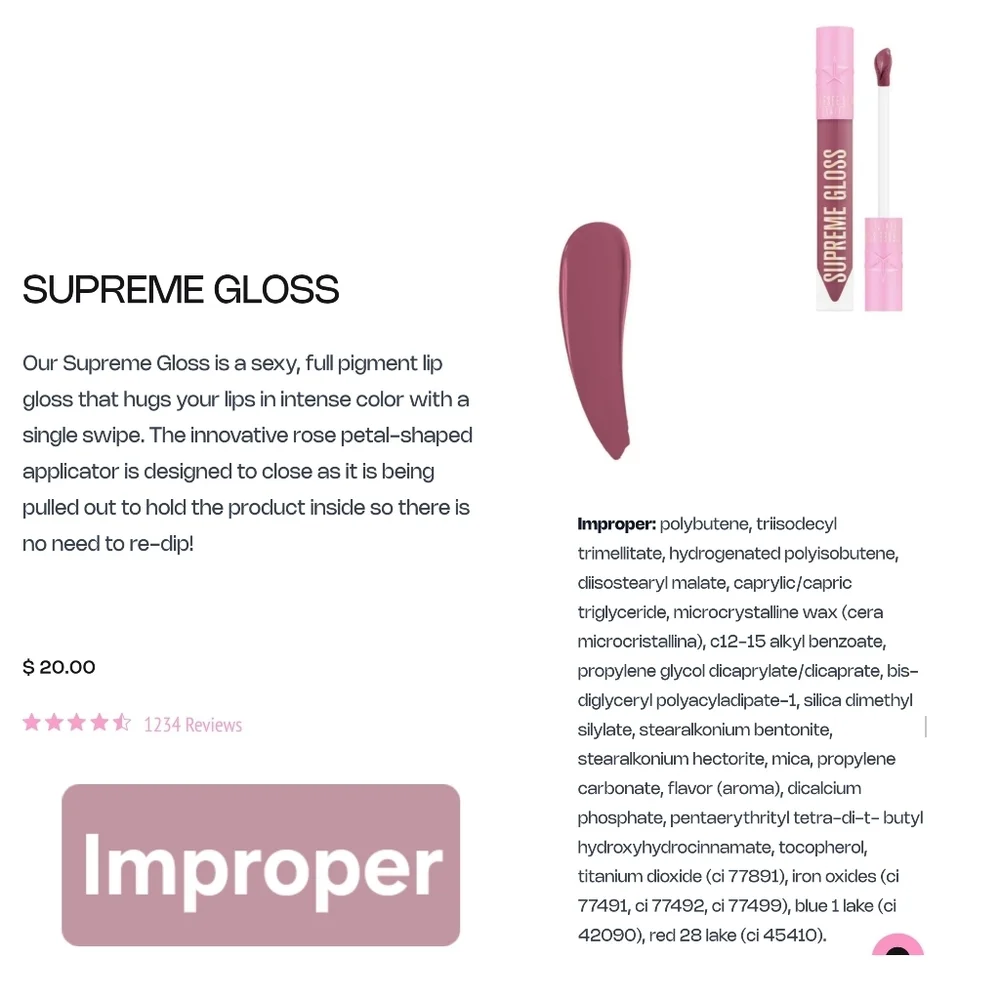 Jeffree Star Supreme Gloss in 
